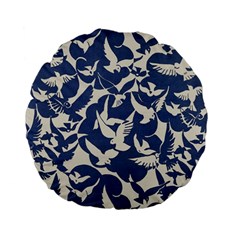 Bird Animal Animal Background Standard 15  Premium Flano Round Cushions by Vaneshop