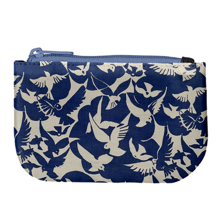 Bird Animal Animal Background Large Coin Purse