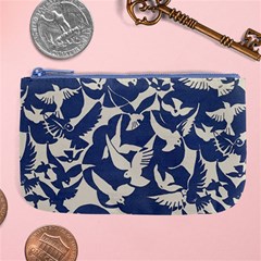 Bird Animal Animal Background Large Coin Purse by Vaneshop