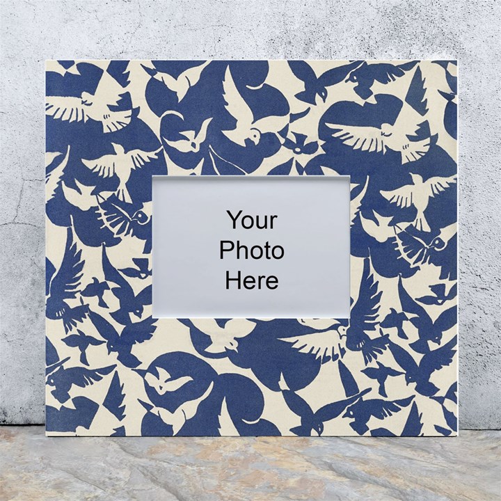 Bird Animal Animal Background White Wall Photo Frame 5  x 7 