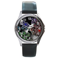 Piece Graphic Round Metal Watch by Vaneshop