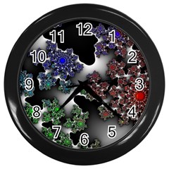 Piece Graphic Wall Clock (black)