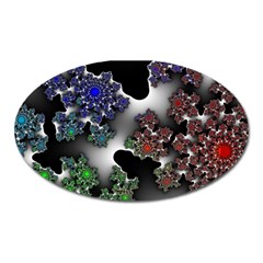 Piece Graphic Oval Magnet