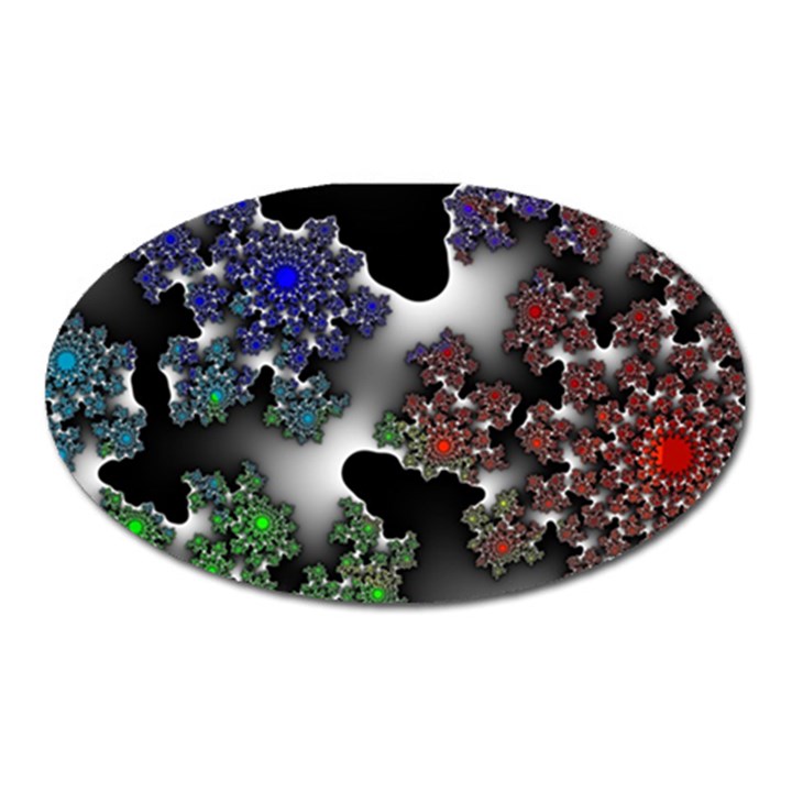 Piece Graphic Oval Magnet