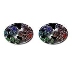 Piece Graphic Cufflinks (oval)