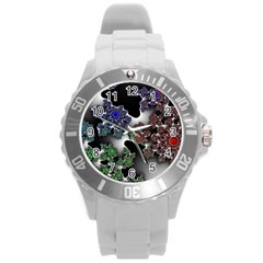 Piece Graphic Round Plastic Sport Watch (l) by Vaneshop