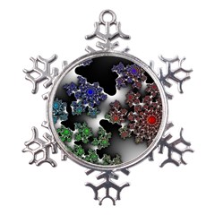 Piece Graphic Metal Large Snowflake Ornament