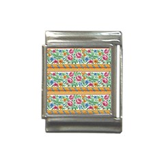 Flower Fabric Design Italian Charm (13mm) by Vaneshop