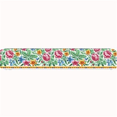 Flower Fabric Design Small Bar Mat by Vaneshop