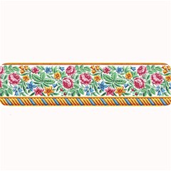 Flower Fabric Design Large Bar Mat