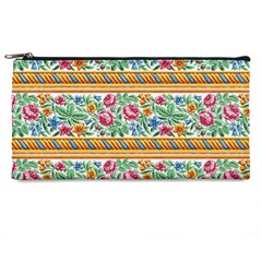 Flower Fabric Design Pencil Case by Vaneshop