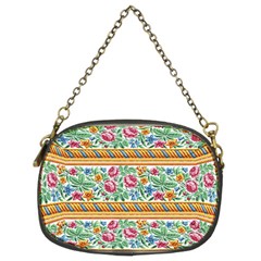 Flower Fabric Design Chain Purse (two Sides) by Vaneshop