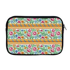 Flower Fabric Design Apple Macbook Pro 17  Zipper Case by Vaneshop