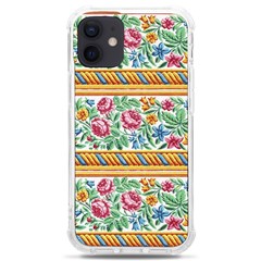 Flower Fabric Design Iphone 12 Mini Tpu Uv Print Case	 by Vaneshop