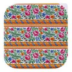 Flower Fabric Design Stacked Food Storage Container