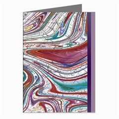 Abstract Background Ornamental Greeting Cards (pkg Of 8)