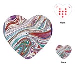 Abstract Background Ornamental Playing Cards Single Design (Heart) Front