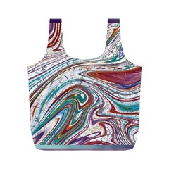 Abstract Background Ornamental Full Print Recycle Bag (m) by Vaneshop