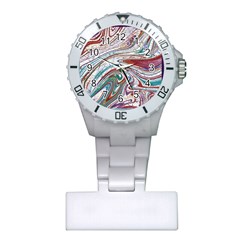 Abstract Background Ornamental Plastic Nurses Watch by Vaneshop