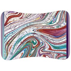 Abstract Background Ornamental Velour Seat Head Rest Cushion by Vaneshop