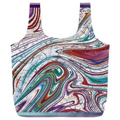 Abstract Background Ornamental Full Print Recycle Bag (xxxl) by Vaneshop