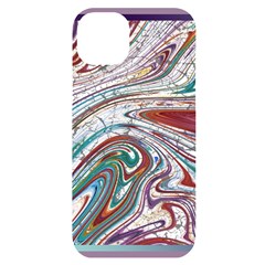 Abstract Background Ornamental Iphone 14 Plus Black Uv Print Case