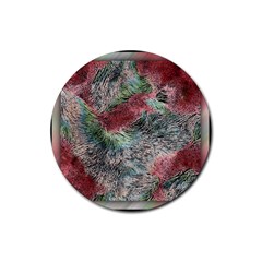 Design Pattern Scarf Gradient Rubber Coaster (round) by Vaneshop