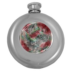 Design Pattern Scarf Gradient Round Hip Flask (5 Oz) by Vaneshop