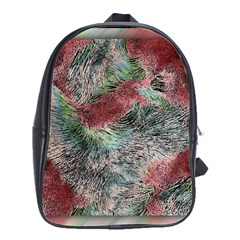 Design Pattern Scarf Gradient School Bag (large) by Vaneshop