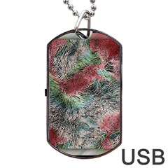 Design Pattern Scarf Gradient Dog Tag Usb Flash (one Side) by Vaneshop