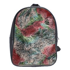 Design Pattern Scarf Gradient School Bag (xl) by Vaneshop