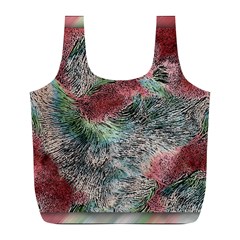 Design Pattern Scarf Gradient Full Print Recycle Bag (l) by Vaneshop