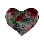 Design Pattern Scarf Gradient Standard 16  Premium Flano Heart Shape Cushions Back