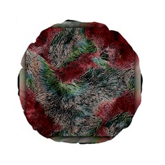 Design Pattern Scarf Gradient Standard 15  Premium Flano Round Cushions by Vaneshop