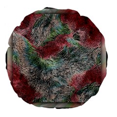 Design Pattern Scarf Gradient Large 18  Premium Flano Round Cushions by Vaneshop