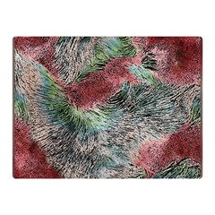 Design Pattern Scarf Gradient Two Sides Premium Plush Fleece Blanket (mini) by Vaneshop