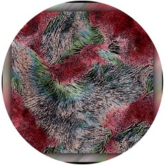 Design Pattern Scarf Gradient Uv Print Round Tile Coaster by Vaneshop