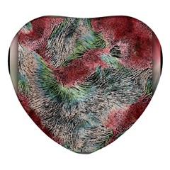 Design Pattern Scarf Gradient Heart Glass Fridge Magnet (4 Pack) by Vaneshop