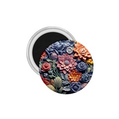 3d Flower Bloom Embossed Pattern 1 75  Magnets by Vaneshop