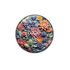 3d Flower Bloom Embossed Pattern Hat Clip Ball Marker by Vaneshop