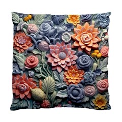 3d Flower Bloom Embossed Pattern Standard Cushion Case (two Sides) by Vaneshop