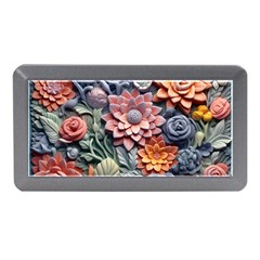 3d Flower Bloom Embossed Pattern Memory Card Reader (mini) by Vaneshop