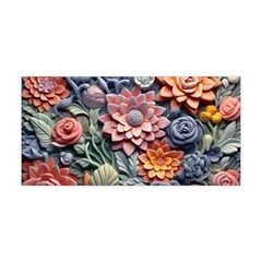 3d Flower Bloom Embossed Pattern Yoga Headband by Vaneshop