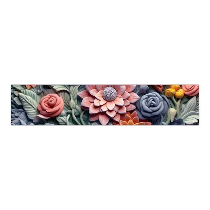 3d Flower Bloom Embossed Pattern Velvet Scrunchie