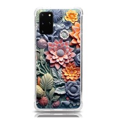 3d Flower Bloom Embossed Pattern Samsung Galaxy S20plus 6 7 Inch Tpu Uv Case by Vaneshop