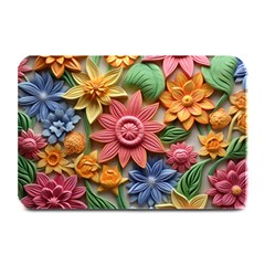 Flower Bloom Embossed Pattern Plate Mats by Vaneshop