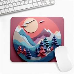 Paper Art Pastel Large Mousepad by Vaneshop