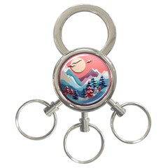 Paper Art Pastel 3-ring Key Chain by Vaneshop