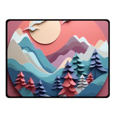 Paper Art Pastel Fleece Blanket (small) by Vaneshop