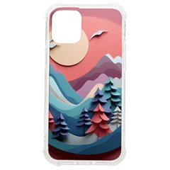 Paper Art Pastel Iphone 12 Mini Tpu Uv Print Case	 by Vaneshop